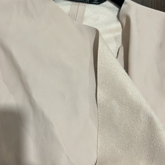 Light pink Zara faux leather jacket - Picture 4 of 4